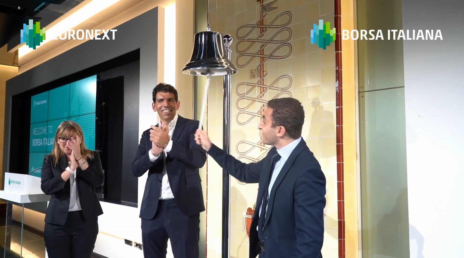 Liste ETF – cérémonie de la cloche de la Borsa Italiana